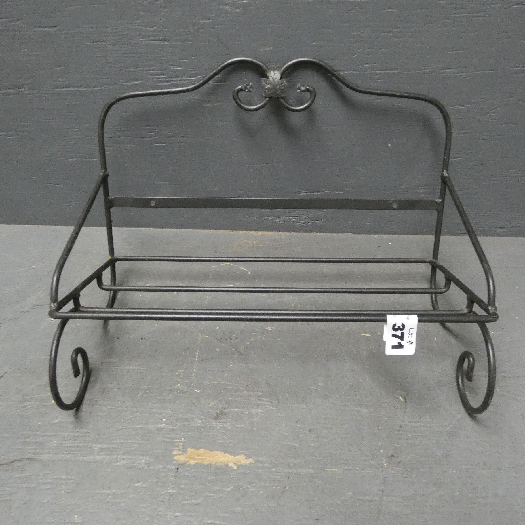 Wrought Iron Longaberger Basket Shelf