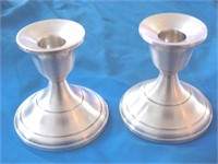 2 vintage Preismer Candle Holder Sterling silver