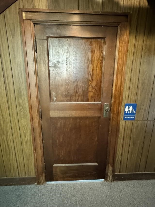 Vintage Wooden Door 83 x 36 Has Slide Lock