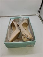 Size 10 beige heels