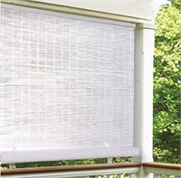 (1) Vinyl Rollup Cordless Shade 48x72inch, White