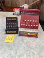 VTG Tom Thumb & Uncle Sam cash register toys