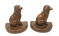 Pair, dog book ends