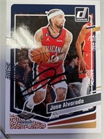 Pelicans Jose Alvarado Signed Card with COA