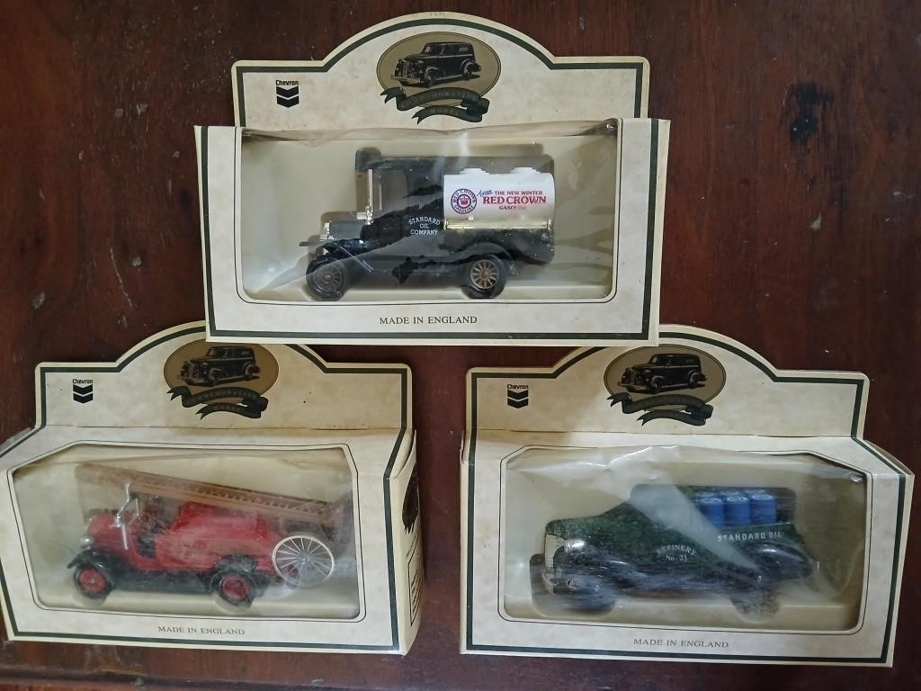 Three Collectible Model Cars - Made in England -