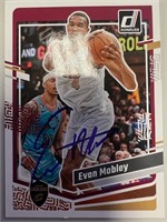 Cavaliers Evan Mobley Signed Card with COA