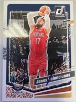 Pelicans Jonas Valanciunas Signed Card COA
