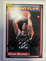 Celtics Kevin McHale Signed Card with COA