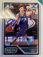 Hornets LaMelo Ball Signed Card with COA
