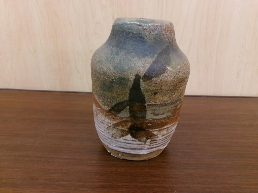 Vintage Stoneware Pottery Vase