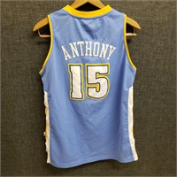 Carmelo Anthony,Nuggets,Reebok Jersey,Size L 14-16