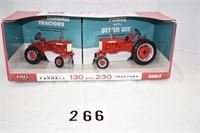 Ertl Farmall 130 and 230 Tractors 50th