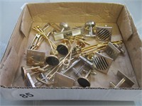 Lot of Men's Cuff Links & Tie Clips