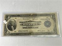 1918 One Dollar Federal Reserve Bank Note