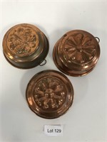 Lot of Copper Molds