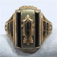 VINTAGE 10K GOLD CLASS RING 1949