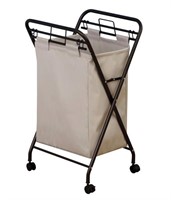 Household Essentials Rolling Laundry Hamper $40