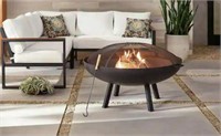 40" Dia. Round Steel Wood Burning Fire Pit