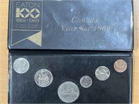 1969 Cdn Coin Set- Eaton