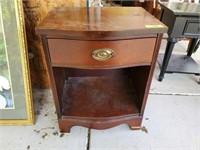 MAHOGANY NIGHT STAND,