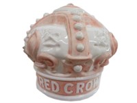 RED CROWN GLASS GLOBE