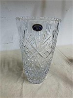 Bohemia Lead crystal vase 10 in tall