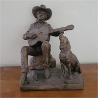 Cowboy statue