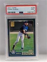 2001 Topps Ichiro Suzuki RC 726 PSA 9