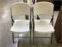 Pr. Lifetime folding chairs