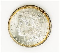 Coin 1886-P Morgan Silver Dollar Ch BU