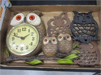 Owl Décor, Clock