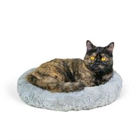 17x14 Sheri Faux Fur Self Warming Cat Bed