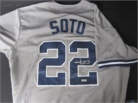 JUAN SOTO SIGNED AUTOGRAPHED JERSEY WITH COA