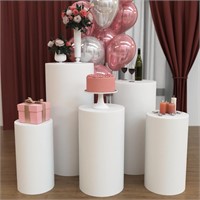 5pcs Metal Durable Round Cylinder Stands