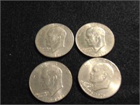 (4) Bicentennial Eisenhower Dollars