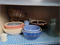 Collection of cooking bowls
