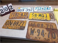 License plates ( 35' 59' etc )