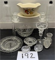 Vtg Crystal Dishes & More