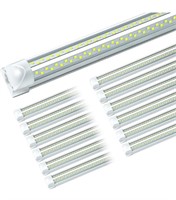 8ft LED Shop Light, 8' 100W 6000K (12 Pack), 8