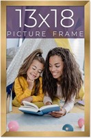 13x18 Solid Wood Frame, Gold Bronze, 0.75in W