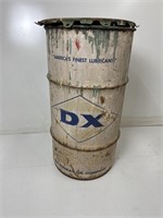 DX Sunray oil company Steel drum