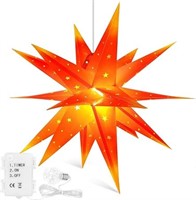 3D Moravian Star Tree Topper - 18 inch LED