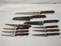 10 pc Set of Benihana of Tokyo Knifes