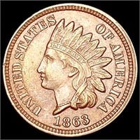 1863 Indian Head Cent CHOICE BU