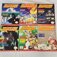 6 Original NES Earliest Nintendo Power Magazines