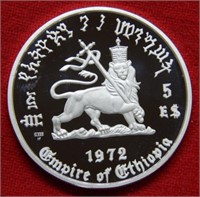 1972 Ethiopia Silver Commemorative