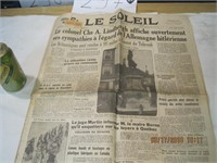 WW2: Journal Le Soleil 23 janvier 1941

-Le