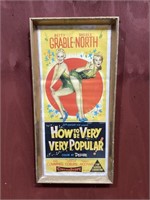Original Framed 1955 Movie Theatre Poster #8