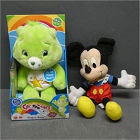 Mattel Plush Mickey & Care Bear Oopsy Bear