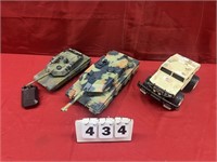 (3) RC Military Vehicles